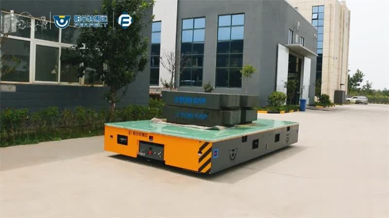 Motorized Die Cart For Shipyard Plant 30 Ton